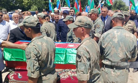 Birinci Qarabağ müharibəsinin itkin şəhidi Füzulidə dəfn edilib