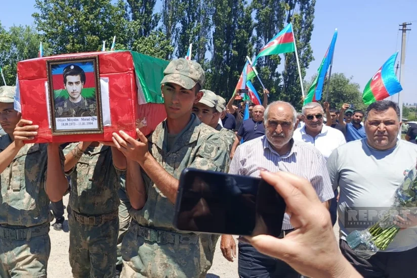 Birinci Qarabağ müharibəsinin itkin şəhidi Füzulidə dəfn edilib
