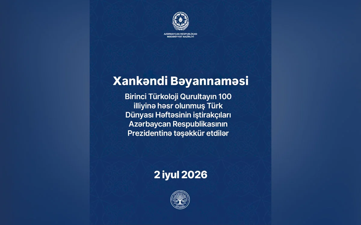 Participants of Turkic World Week adopt Khankandi Declaration