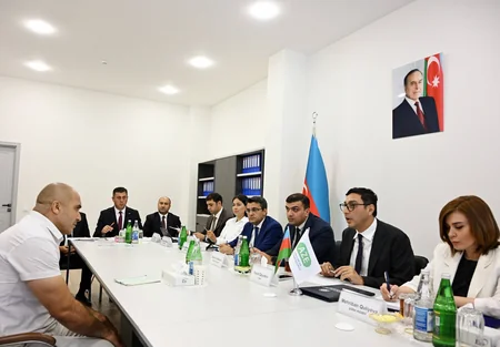 Fərid Qayıbov Ağdamda vətəndaş qəbulu keçirib
