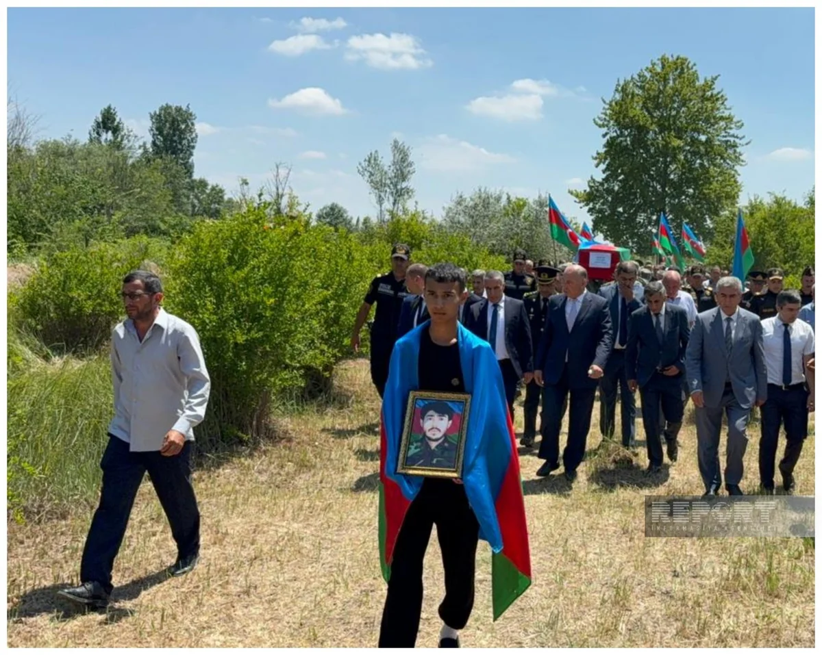 İtkin-şəhid Dəyanət Musayev dəfn edilib - YENİLƏNİB