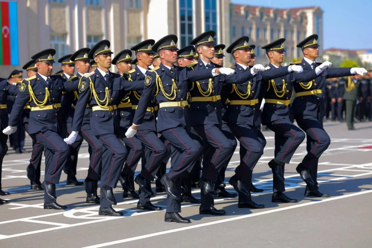 Naxçıvanda Orta İxtisas Polis Məktəbində Polis Günü və buraxılış mərasimi keçirilib