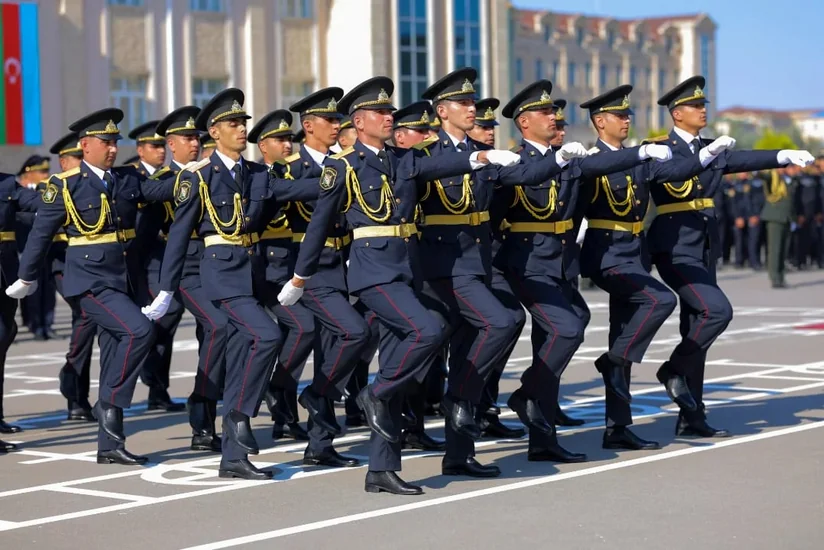 Naxçıvanda Orta İxtisas Polis Məktəbində Polis Günü və buraxılış mərasimi keçirilib