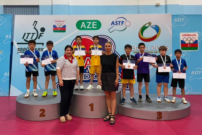 Stolüstü tennis üzrə respublika birinciliyinin qalibləri müəyyənləşib