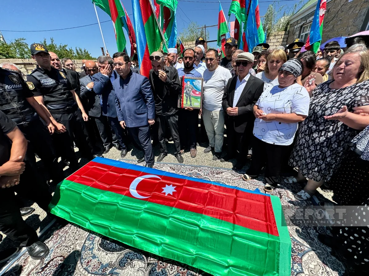 İtkin-şəhid Rauf Əhmədov Goranboyda dəfn edilib - YENİLƏNİB