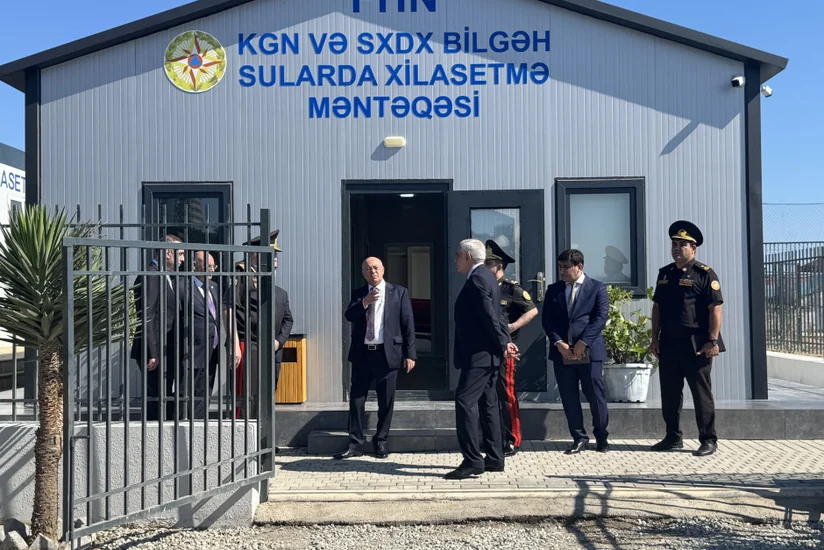 Bilgəh sularda xilasetmə məntəqəsinin açılışı olub, nazir iştirak edib