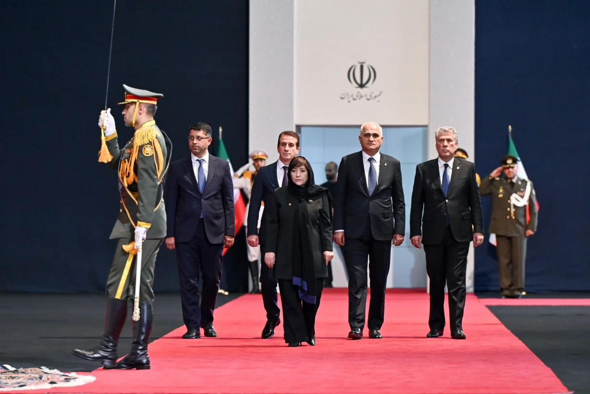 Azerbaijani delegation attends farewell ceremony for Ali Khamenei in Tehran