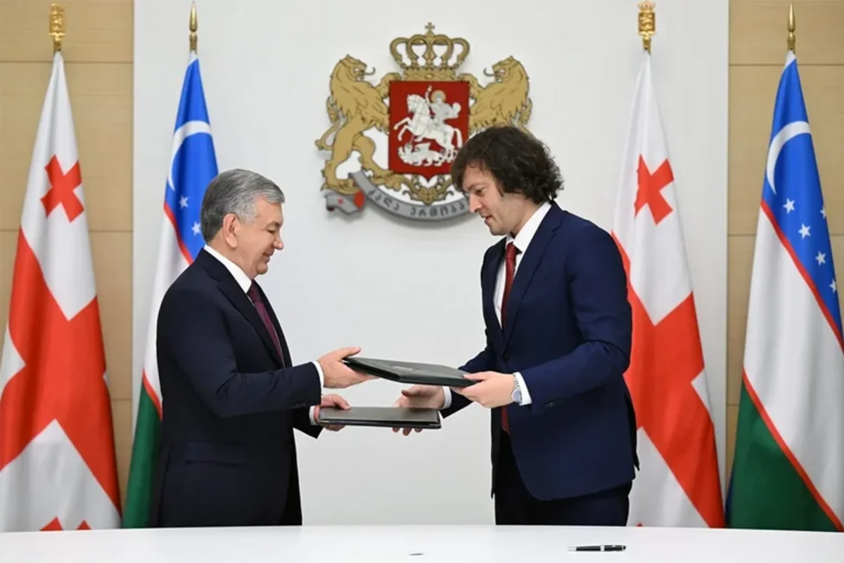 Uzbekistan, Georgia sign strategic partnership declaration