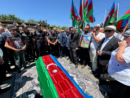 İtkin-şəhid Rauf Əhmədov Goranboyda dəfn edilib - YENİLƏNİB