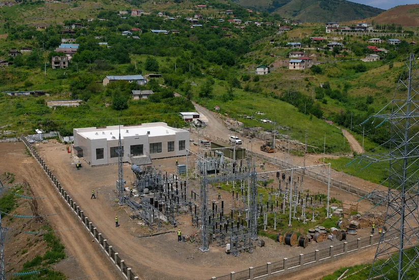 AzərEnerji Xankəndi və Ağdərədə 110 kV-luq yarımstansiyalar inşa edir