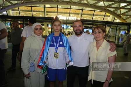 Avropa çempionatında tarixi nəticəyə imza atan Azərbaycan cüdoçuları Vətənə qayıdıb