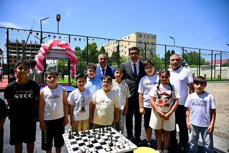 Naftalan, Samux və Mingəçevirdə yeni Sağlam məhəllə idman zonaları istifadəyə verilib