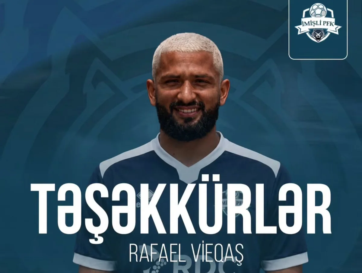 İmişli braziliyalı müdafiəçi Rafael Vieqaşla yolları ayırıb - YENİLƏNİB