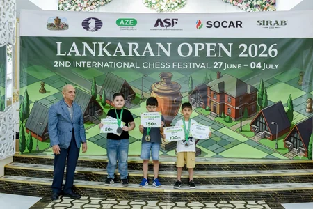 Lankaran Open 2026 Beynəlxalq Şahmat Festivalına yekun vurulub