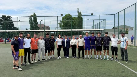 Şamaxıda müharibə veteranları arasında I ümumrespublika Yenilməzlər minifutbol yarışına start verilib