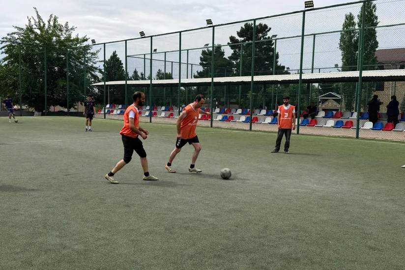Şamaxıda müharibə veteranları arasında I ümumrespublika Yenilməzlər minifutbol yarışına start verilib