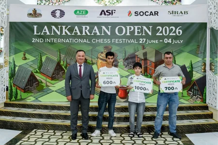 Lankaran Open 2026 Beynəlxalq Şahmat Festivalına yekun vurulub