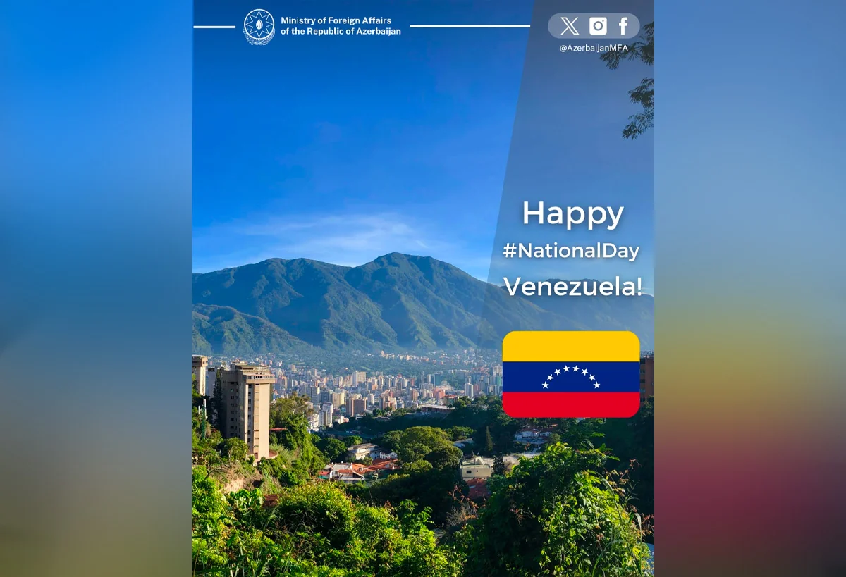 Azerbaijani MFA extends National Day greetings to Venezuela