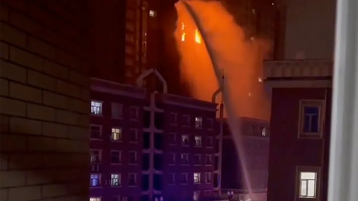 Five killed in residential building fire in China