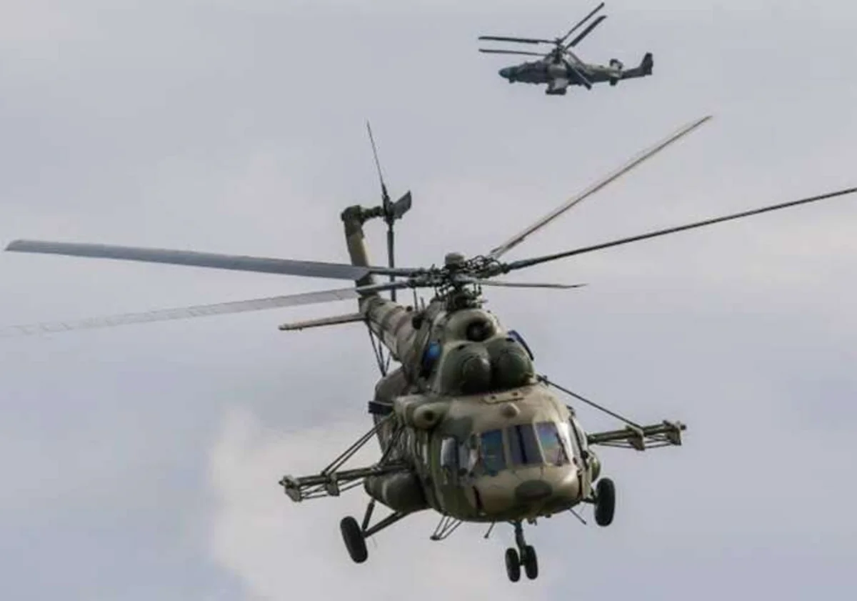 Ukraynada PUA-nın zərərsizləşdirilməsi zamanı Mi-8 helikopteri qəzaya uğrayıb, bütün heyət həlak olub