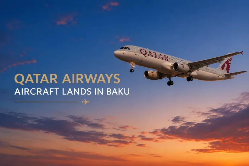 Qatar Airwaysin təyyarəsi Bakıya eniş etməli olub