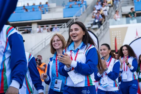 Xüsusi olimpiya birləşmiş futbol dünya kubokunun açılış mərasimi keçirilib