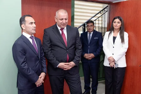Qubada yenilənmiş güləş zalı istifadəyə verilib