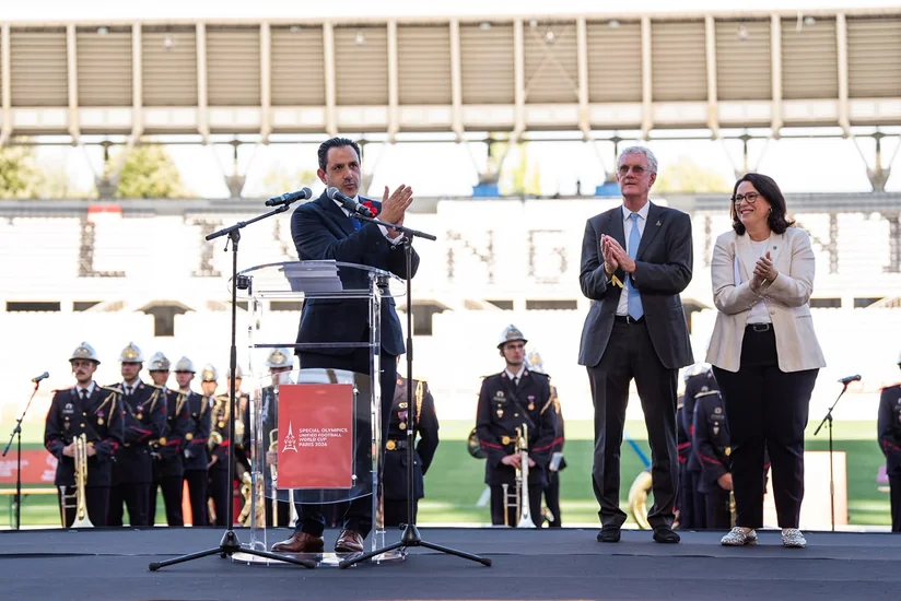 Xüsusi olimpiya birləşmiş futbol dünya kubokunun açılış mərasimi keçirilib
