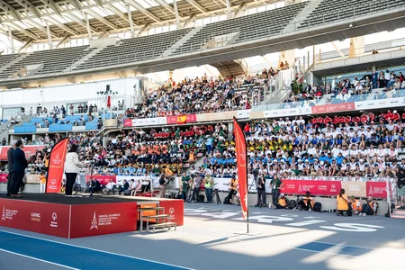 Xüsusi olimpiya birləşmiş futbol dünya kubokunun açılış mərasimi keçirilib