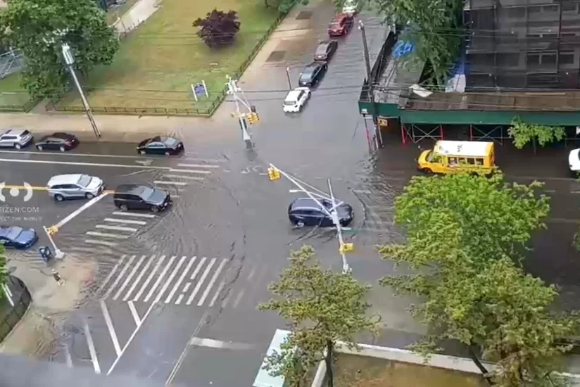 Güclü yağışlar Nyu-York üçün ciddi problemlər yaradıb