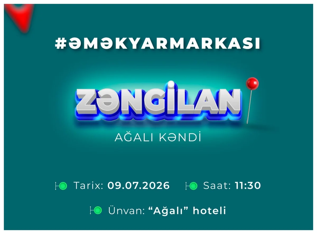 Zəngilanda əmək yarmarkasında 80 vakansiya təqdim ediləcək