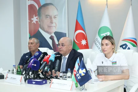 Avropa çempionatının kubokunun Bakıda təqdimat mərasimi keçirilib