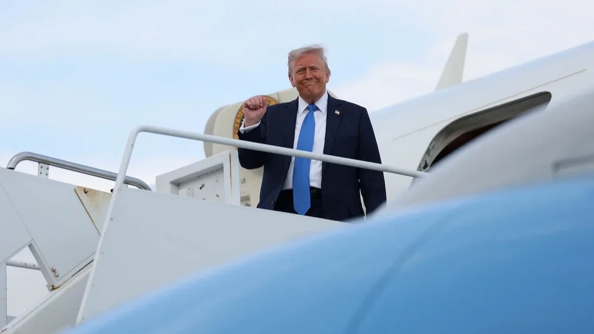 Президент Дональд Трамп прибыл в Анкару
