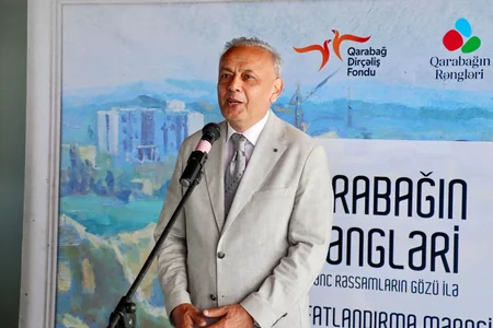 Gənc rəssamlar Qarabağın bərpasını əks etdirən 29 sənət əsəri ərsəyə gətirib