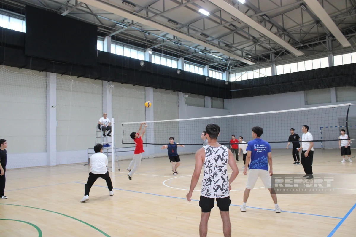 Cyber Summer School 2026 çərçivəsində voleybol turniri keçirilib