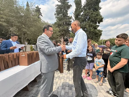 Xocavəndin iki kəndinə ilk köç karvanı çatıb, mənzillərin açarları təqdim olunub - YENİLƏNİB-2