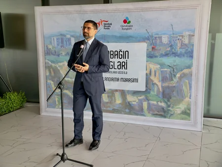 Gənc rəssamlar Qarabağın bərpasını əks etdirən 29 sənət əsəri ərsəyə gətirib