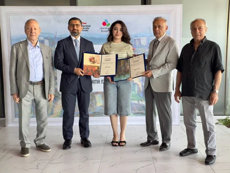 Gənc rəssamlar Qarabağın bərpasını əks etdirən 29 sənət əsəri ərsəyə gətirib