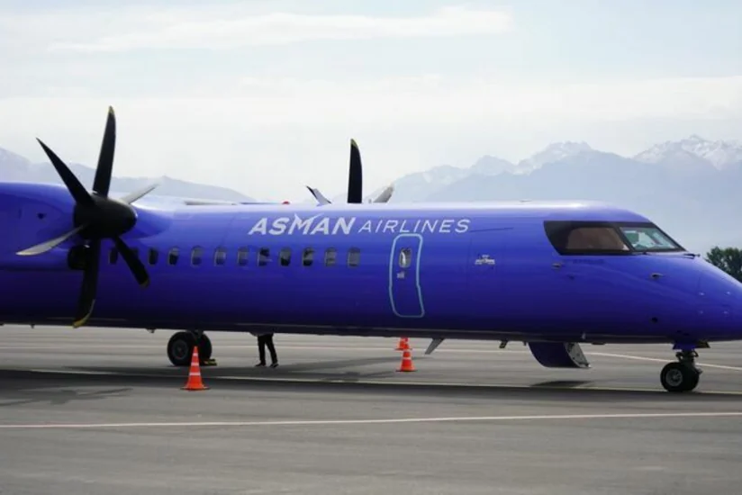 Летевший в Раззаков самолет Asman Airlines вернулся в Бишкек