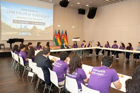 Almaniyada şəhid övladları üçün Əmanətə Sədaqət Yay Düşərgəsi keçirilib