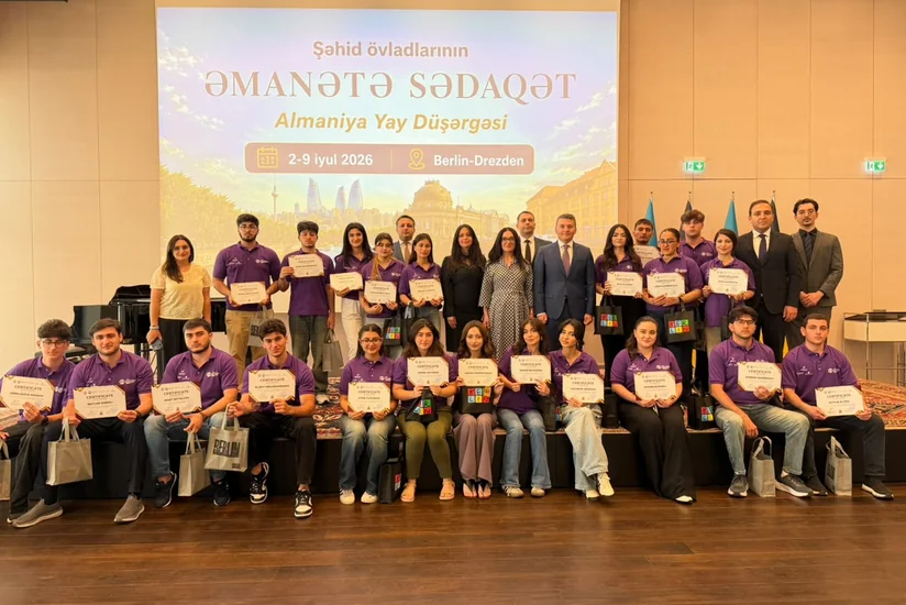 Almaniyada şəhid övladları üçün Əmanətə Sədaqət Yay Düşərgəsi keçirilib