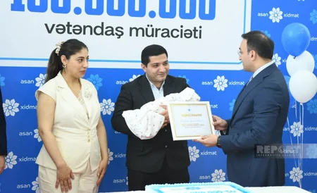 ASAN xidmətə 100 milyonuncu müraciət qeydə alınıb