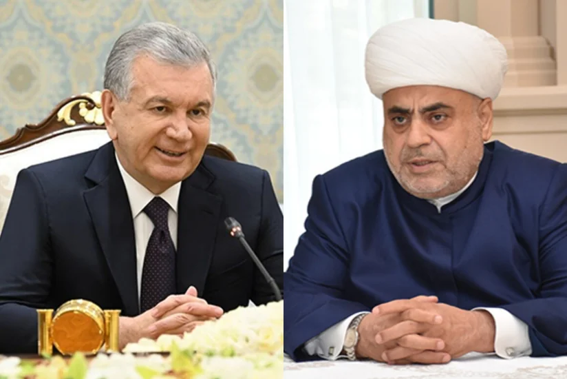 Özbəkistan Prezidenti Allahşükür Paşazadəyə Xalqın və Vətənin Hörməti ordenini təqdim edib