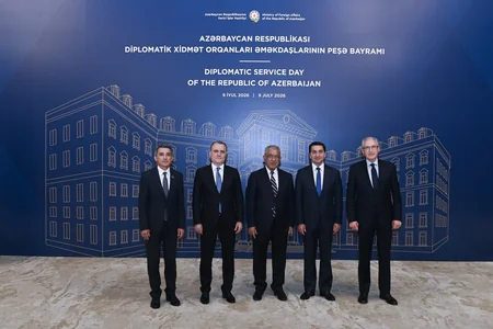 Azərbaycanın diplomatik xidmət orqanları əməkdaşlarının peşə bayramı günü münasibətilə rəsmi qəbul olub