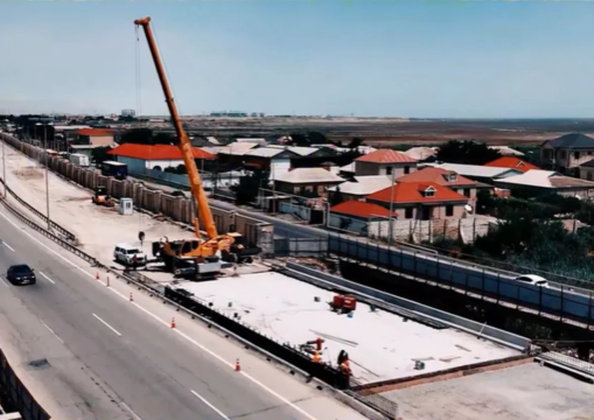 Qaradağda 3 fərqli yol sahəsində yeni avtomobil körpüləri tikilir