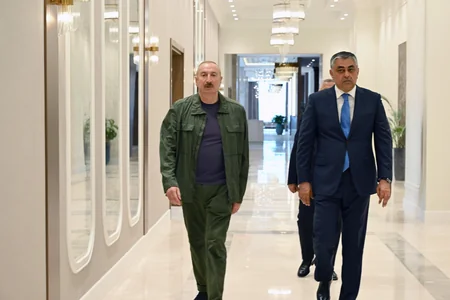 Prezident İlham Əliyev Xankəndi hotelinin açılışında iştirak edib