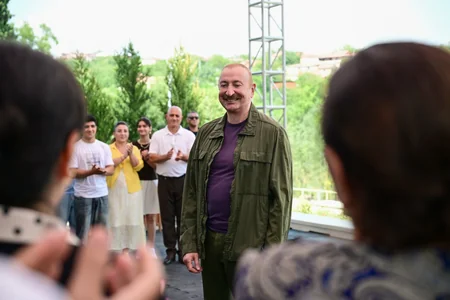 Prezident İlham Əliyev Xocavənd rayonunun Quzeyxırman kəndində olub