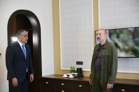 Prezident İlham Əliyev Xankəndi hotelinin açılışında iştirak edib