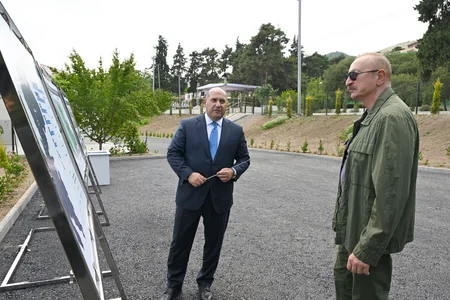 Prezident İlham Əliyev Xocavənd rayonunun Quzeyxırman kəndində olub