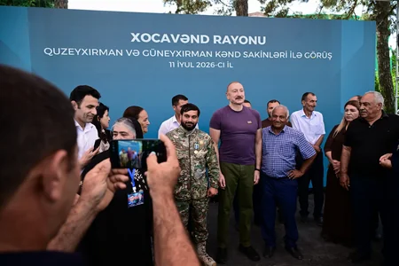 Prezident İlham Əliyev Xocavənd rayonunun Quzeyxırman kəndində olub